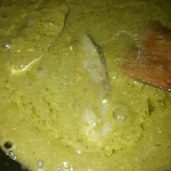 Hara masala fish curry