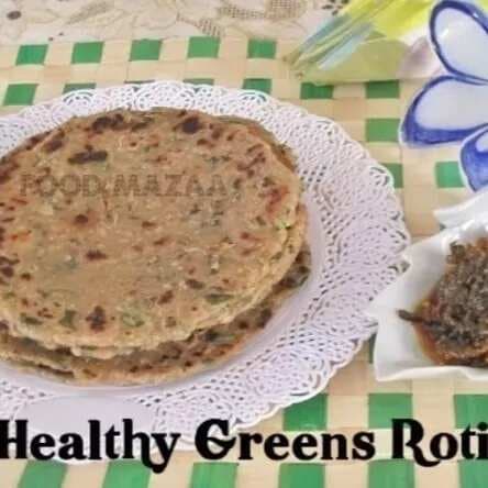 Healthy greens roti