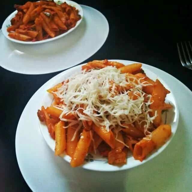Indo chinese twist penne pasta