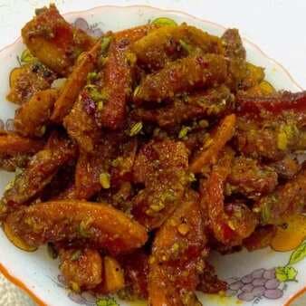 Instant Carrot Pickle-Gajar Ka Achar