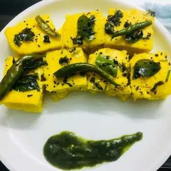 Instant microwave dhokla