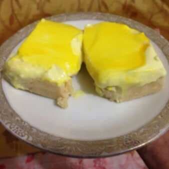Instant no-cook lemon cheesecake