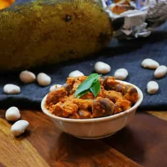 Jackfruit seeds sukka (dry curry)
