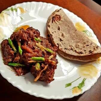 Kadhai mutton a typical pakistani dish