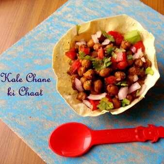 Kale Chane Ki Chaat/Black Chickpea Chaat