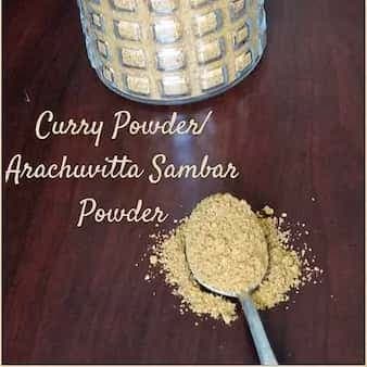 Kari podi/arachu vitta sambar powder