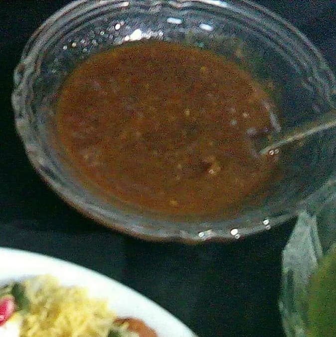 Khajoor chutney (dates-tamarind chutney)