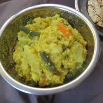 Little Millet Khichdi/Sama Chaler Khichuri/Samai Khichdi