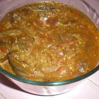 Malaysian brinjal curry
