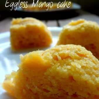 Mango Cake (Eggless)