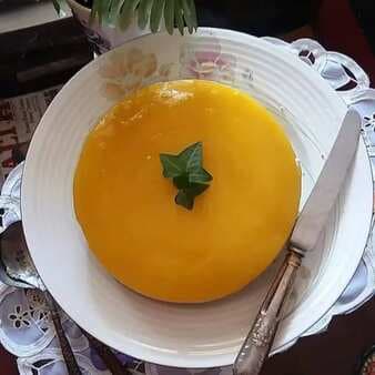 Mango mascarpone cheesecake