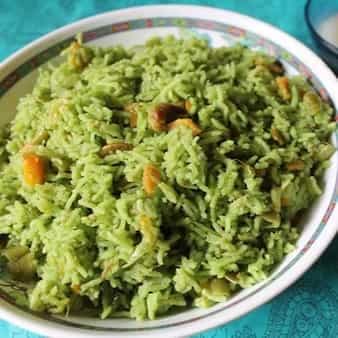 Masala green rice