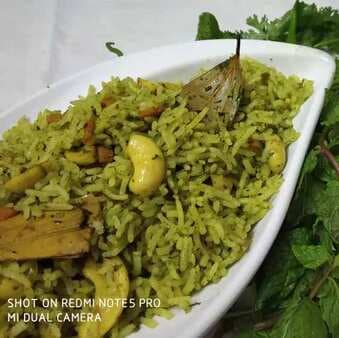 Mint coriander fried rice