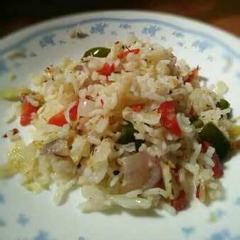 Mix vegetables herb rice