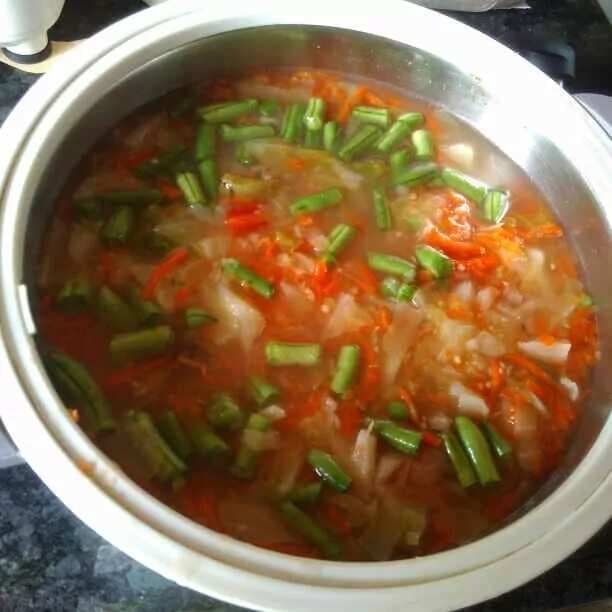 Mixed vegetable soup