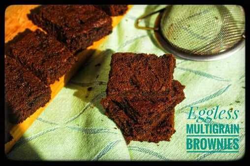Multigrain eggless brownies