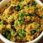 Mushroom And Peas With Couscous