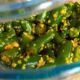 Mustard green chilli pickle