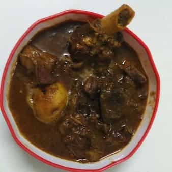 Mutton curry (mansa jhol)