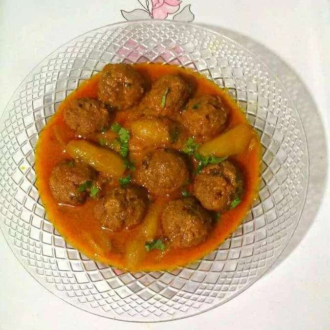 Mutton Kofta Parwal Curry
