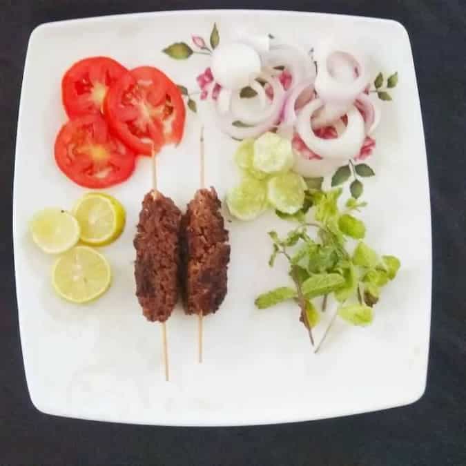 Mutton seekh kabab