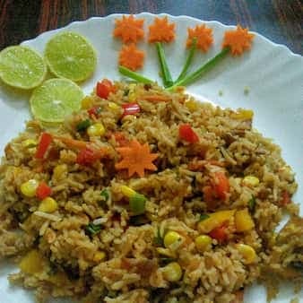 Nasi goreng-malaysian vegetable fried rice
