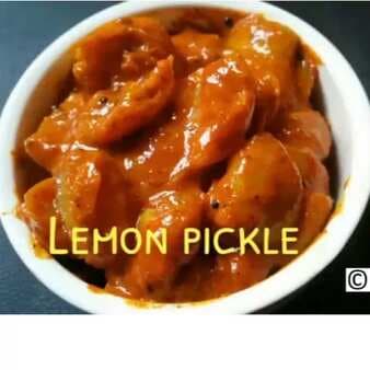 Nimmakaya uragaya/lemon pickle