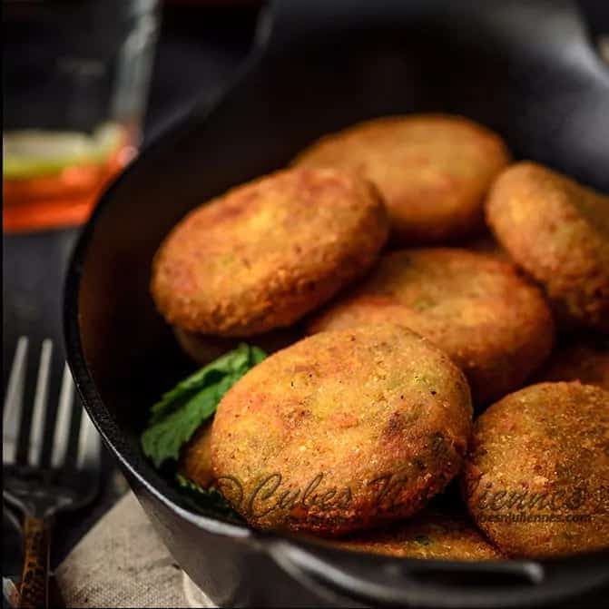 Paneer And Mixed Vegetable Cutlets/Patties