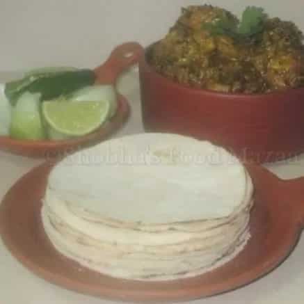 Pathiri/kerala pathiri/thin rice flour rotis from malabar cuisine