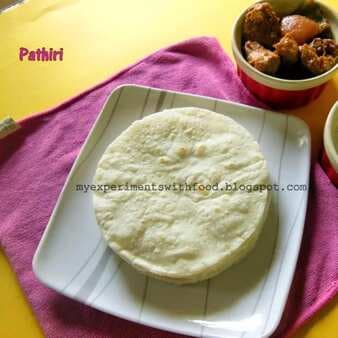 Pathiri/soft rice flat bread