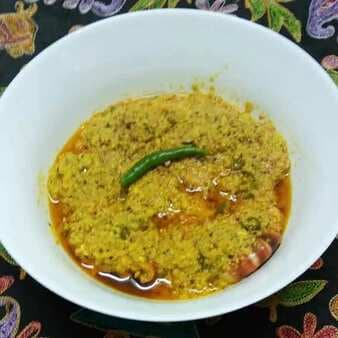 Prawn bhape(steamed prawn)-a bengali delicacy
