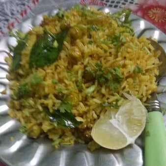 Pulav from leaftover rice