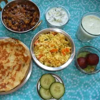 Punjabi veg biryani