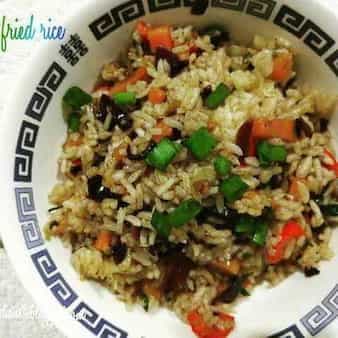 Rainbow fried rice