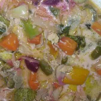Rainbow thai curry
