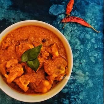 Red chilli mutton curry