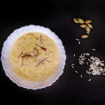 Rice kheer-indian rice pudding