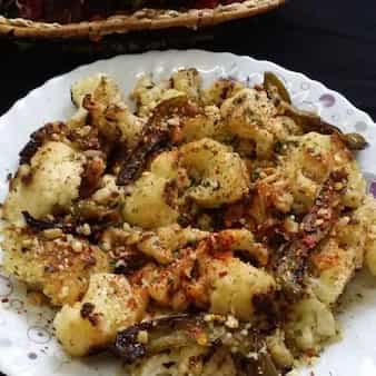 Roasted Cauliflower And Nut Salad