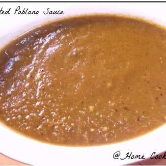 Rosted poblano sauce
