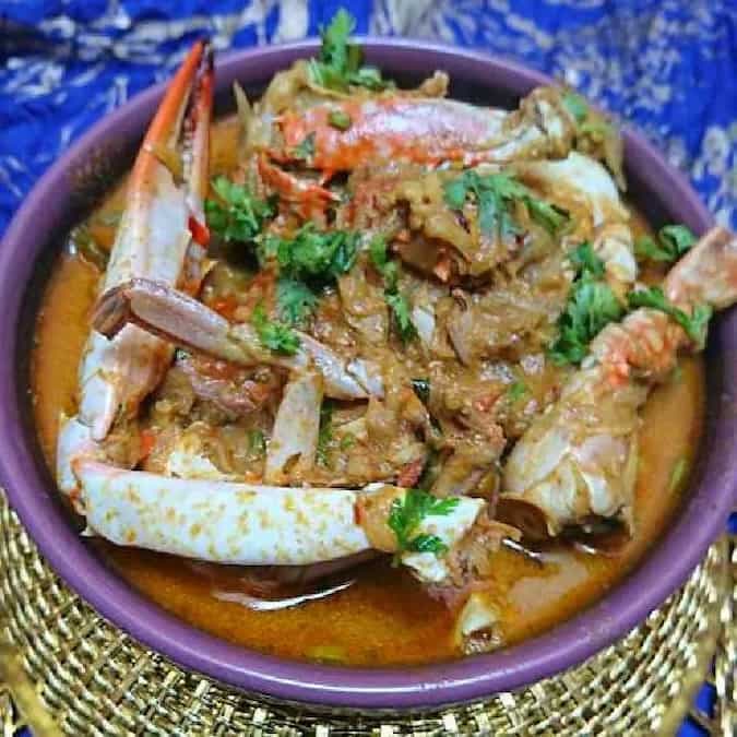 Schezwan Crab Curry