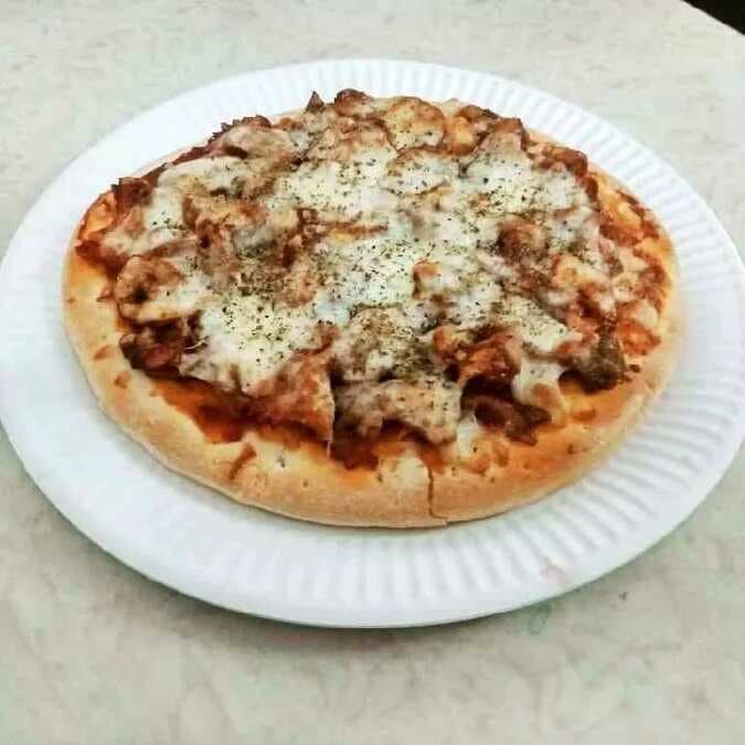 Schzewan Veg Pasta Pizza