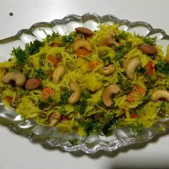 Sevai pulao (rice vermicelli pulao)