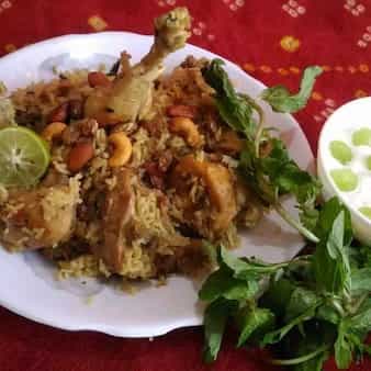 Shahi chicken biryani