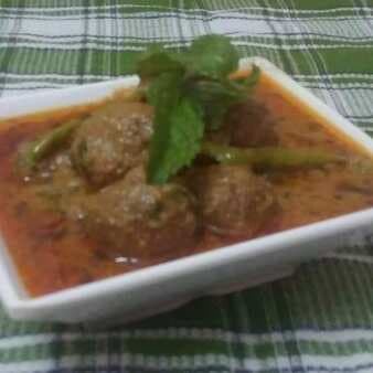 Shahi chicken kofta curry