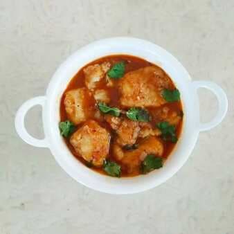 Shakshuka fish fillet curry