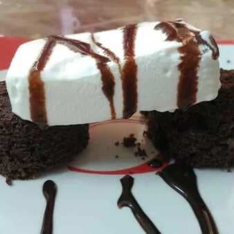 Sinful Brownie With Vanilla Ice-Cream