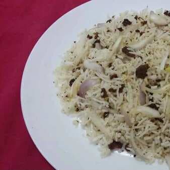 Sorghum Flour Coated Fish Masala Rice