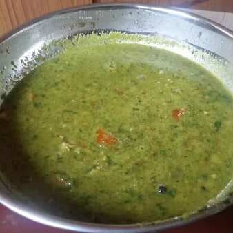 South Indian Style Dal Palak
