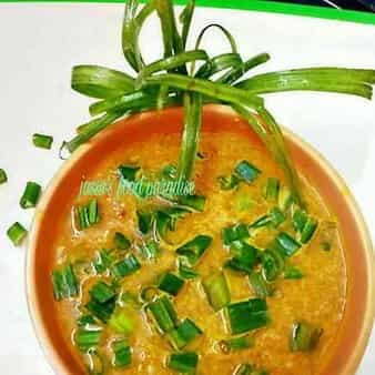 Soyabean n veggies soup