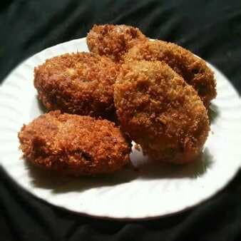 Special Cutlets(With Leftover Fish,Chiken And Potato)
